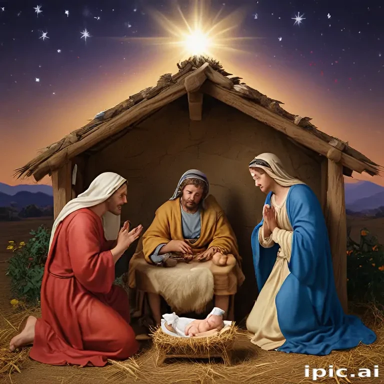 merry christmas nativity images free