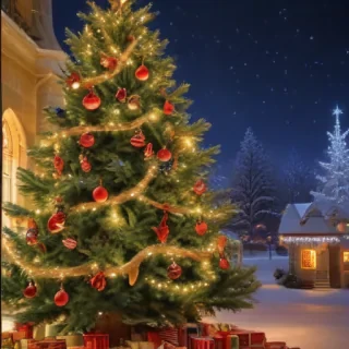 christmas tree wallpapers iphone