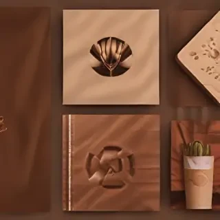 brown aesthetic banner