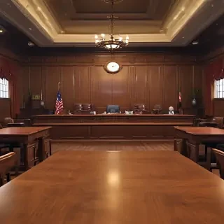 court room background