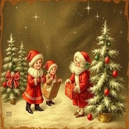 antique christmas images