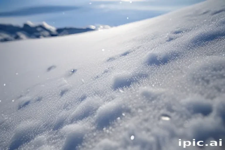 transparent snow