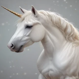 unicorn outline