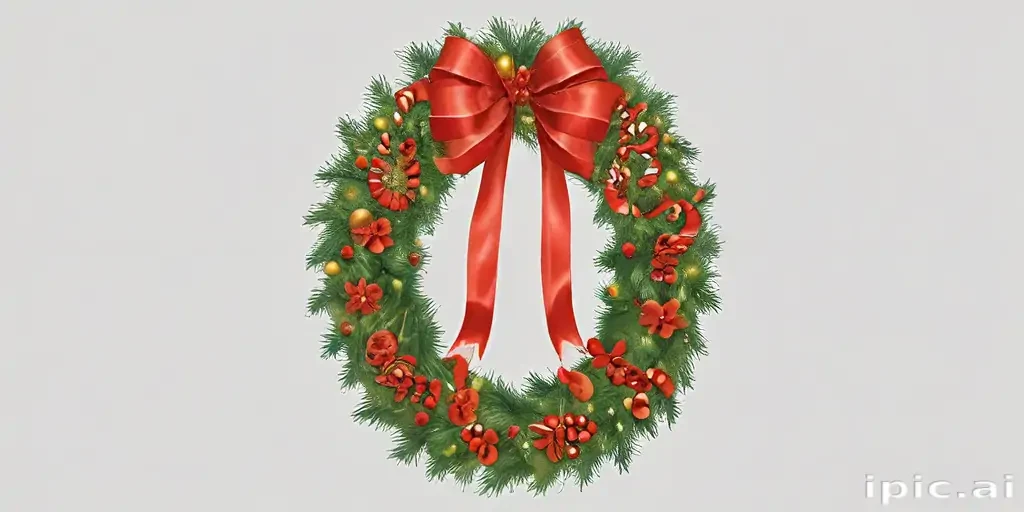 christmas wreath transparent