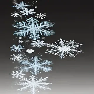 snowflakes clipart transparent background