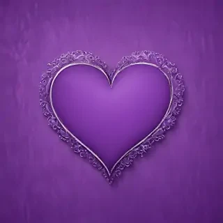 purple wallpaper heart