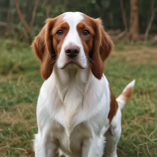 irish red and white setter