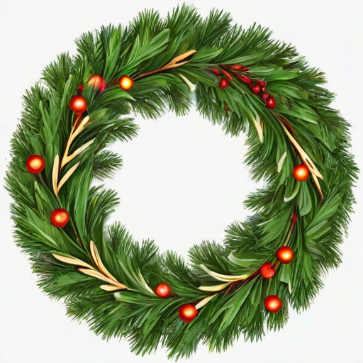 christmas wreath clip art
