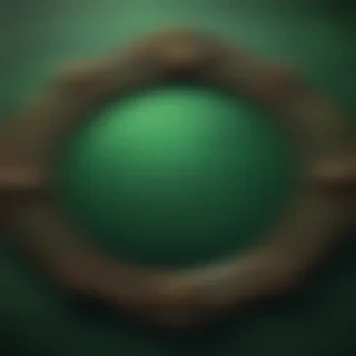 aesthetic green background