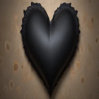 black heart pic