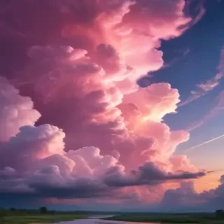 pink clouds wallpaper
