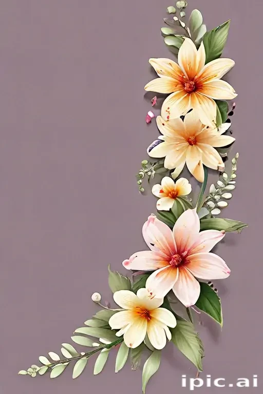 border flower png