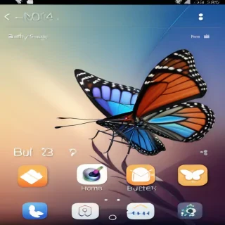 butterfly home screen