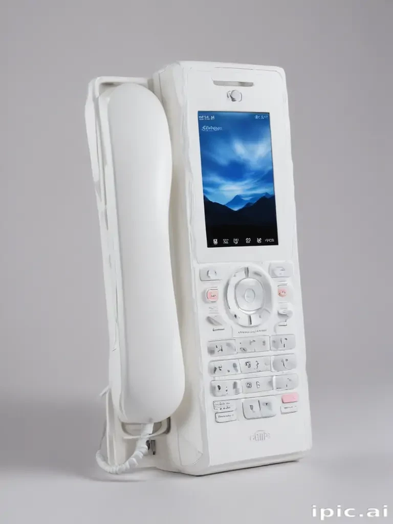 icon phone white