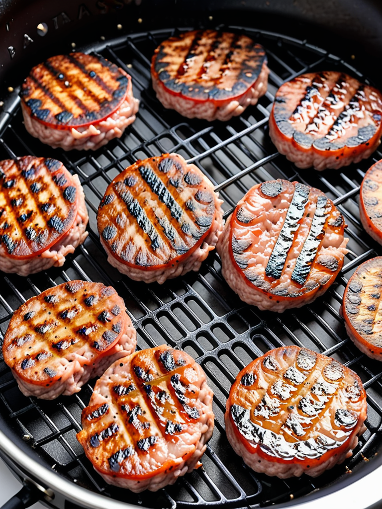 how to air fry sausage patties