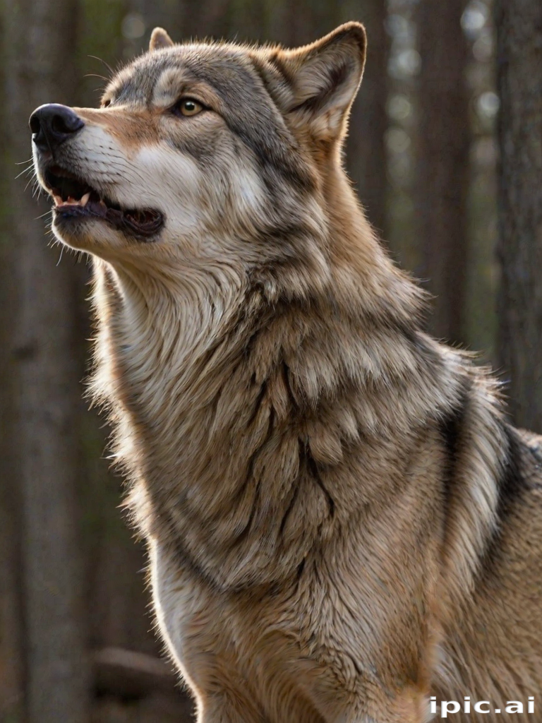 wolf howl png