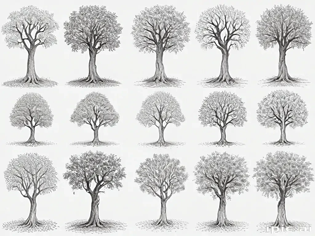 images of trees for drawing