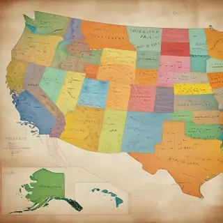 usa map states