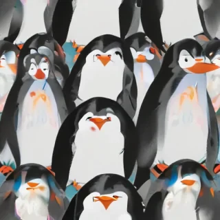 penguin background