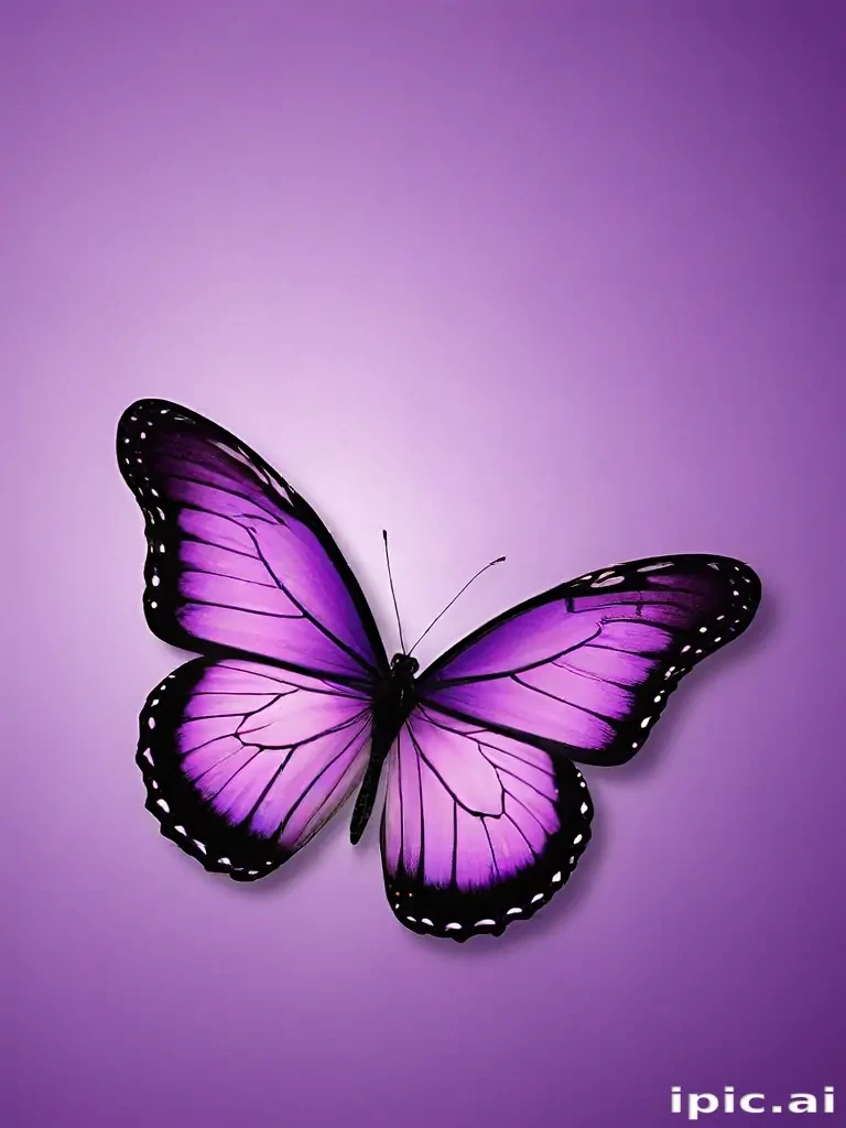 purple wallpapers butterfly