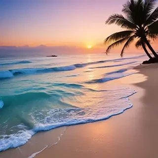 ios beach wallpaper