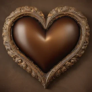brown heart