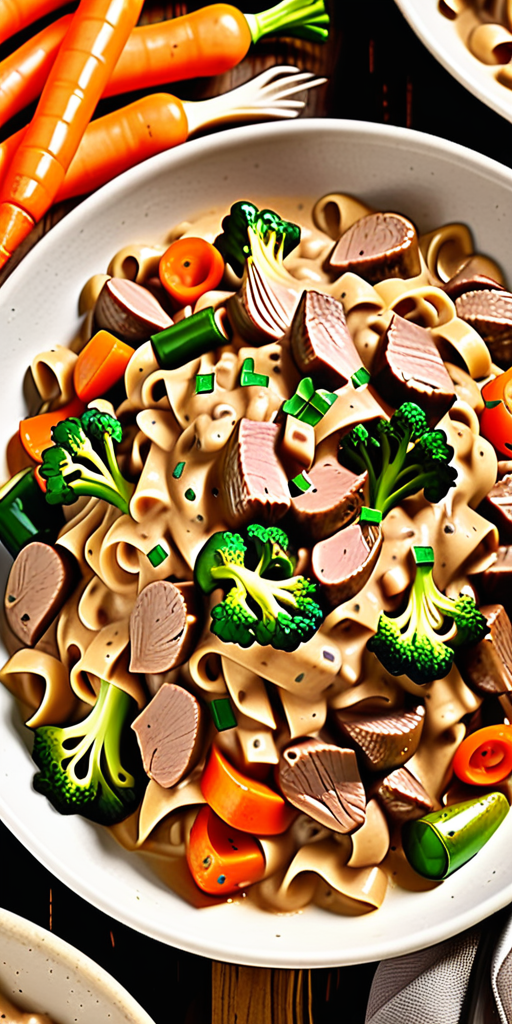 what vegetable to serve with beef stroganoff