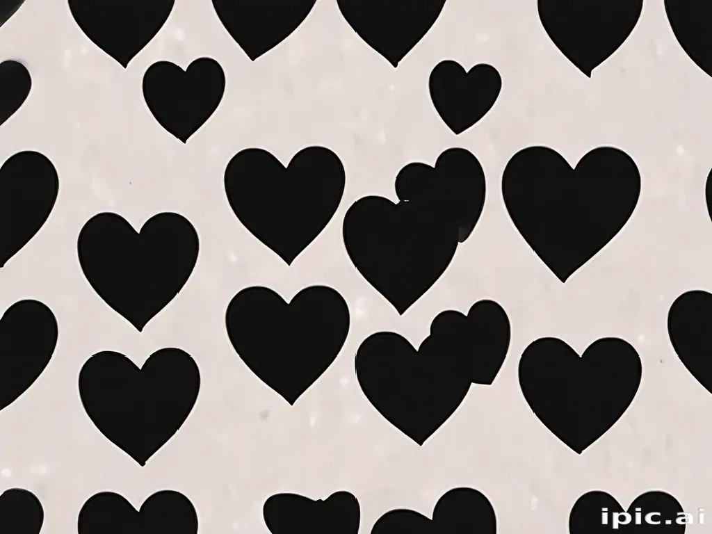 black heart aesthetic