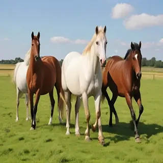horses cartoon