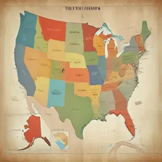 united states of america map