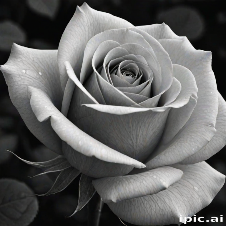rose pictures in black and white