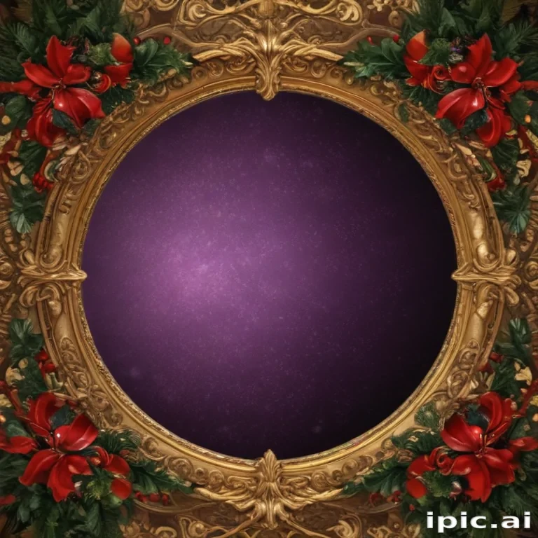 christmas background frame