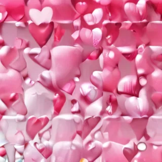 pink hearts background