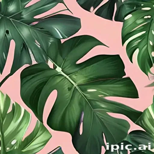 aesthetic monstera wallpaper