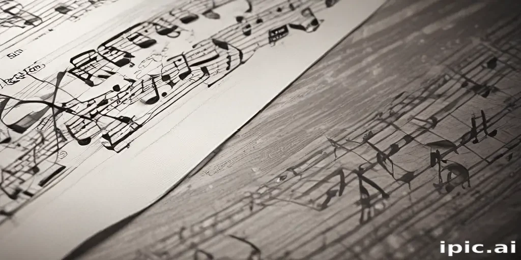 notes music background