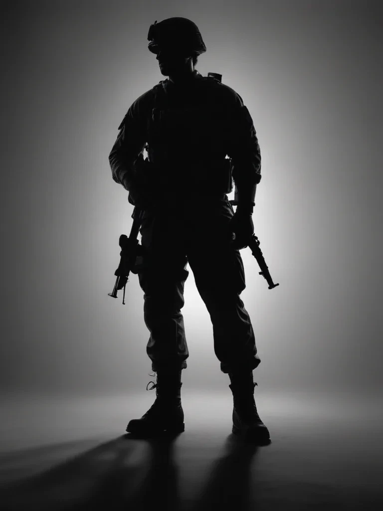 soldier silhouette png
