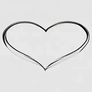 heart outline transparent