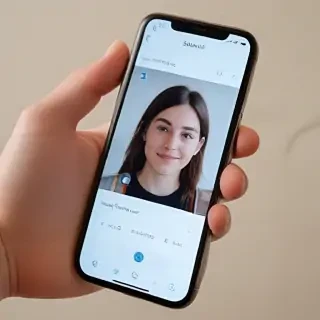 person holding phone