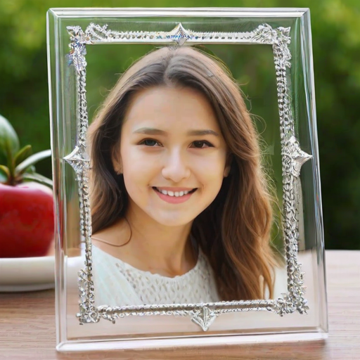 transparent photo frame