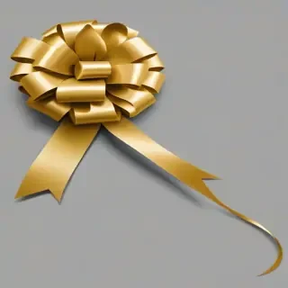gold ribbon png
