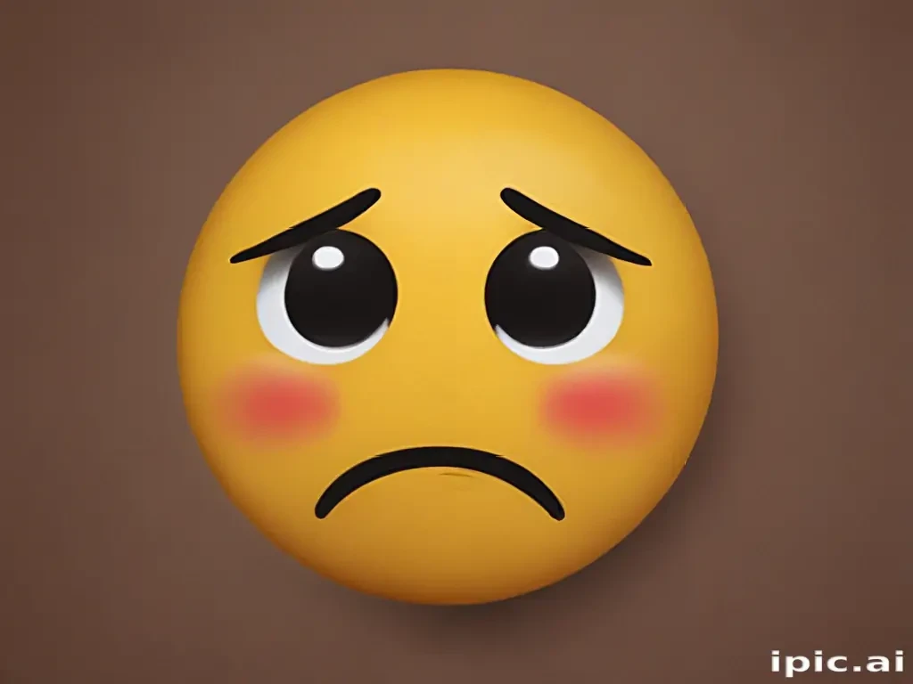 sad face emoji