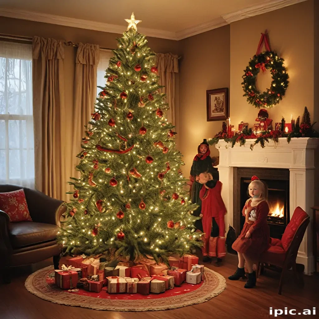 old fashioned christmas pictures