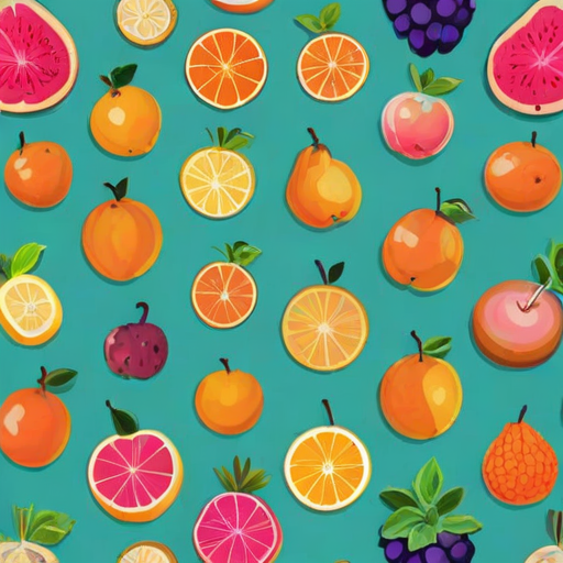 aesthetic fruit background