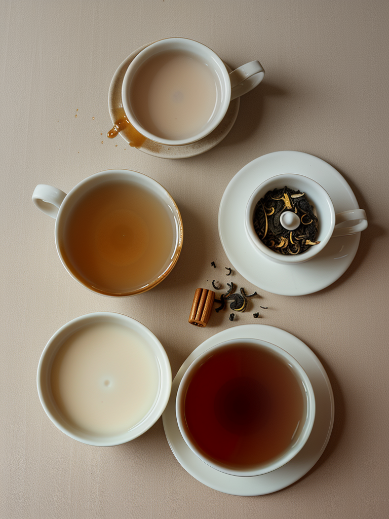 tea with milk and honey