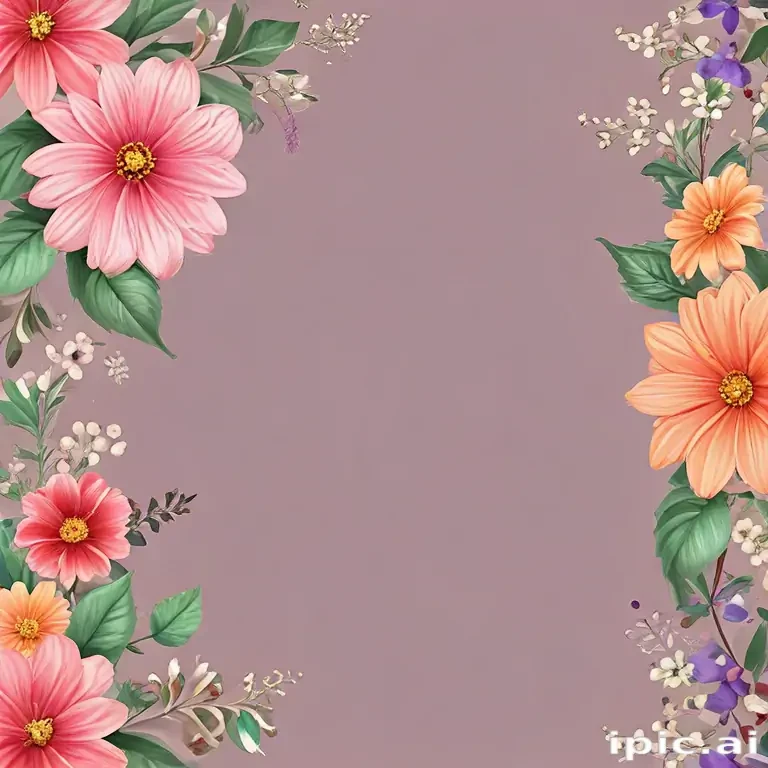 border flower png