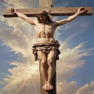 jesus on the cross clipart