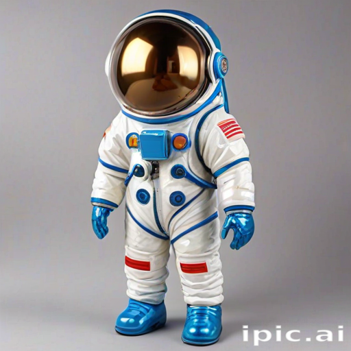 cartoon transparent astronaut suit