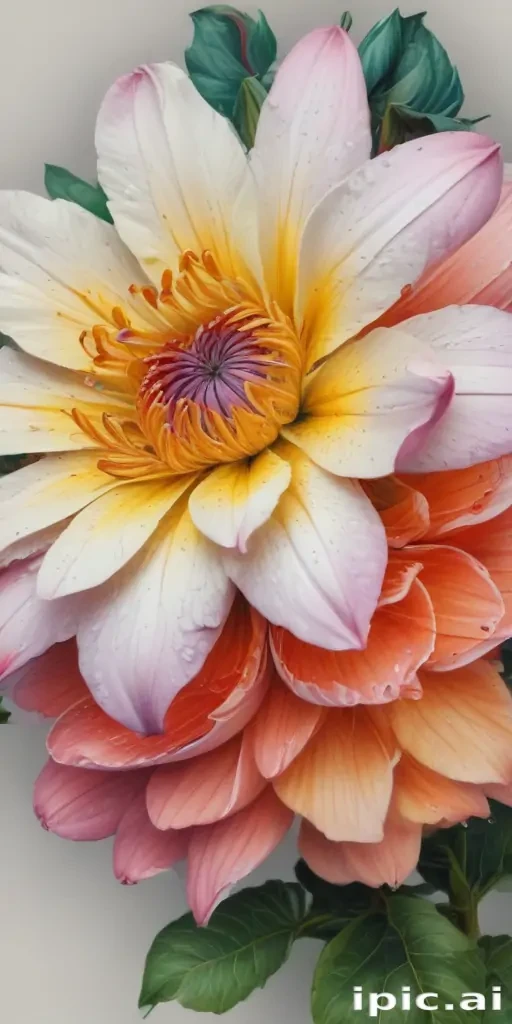 flower pencil drawing