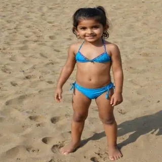 indian kid bikini