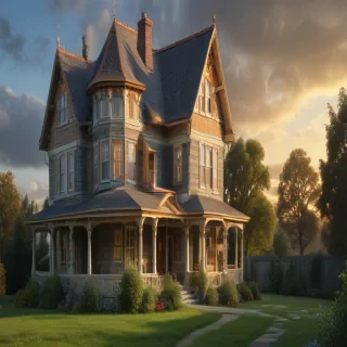 background of a house